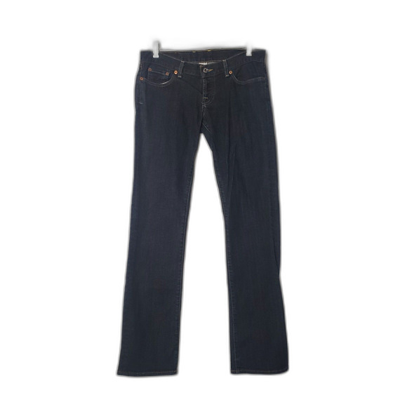 LUCKY BRAND Maddy Jean Dark Wash Button Fly Straight Leg Jeans Womens Size 8/29 - Picture 8 of 8